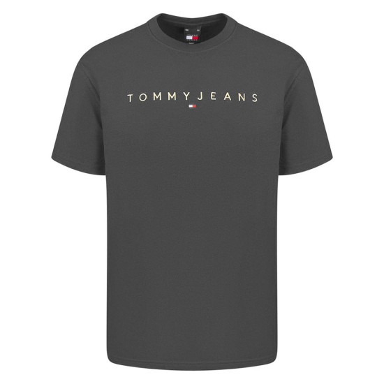 Tommy Hilfiger Ανδρική κοντομάνικη μπλούζα Gold Linear Logo Tee